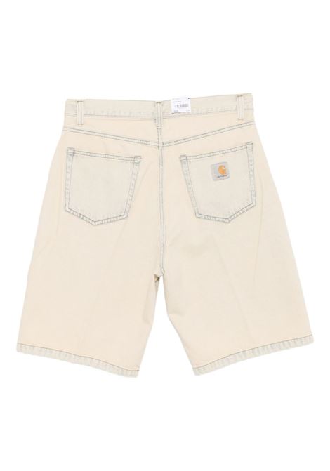 bermuda landon uomo blu sabbia CARHARTT WIP | I03046901.SN